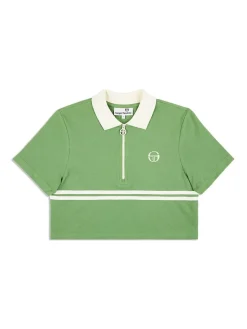 Clearance Miss Supermac Polo- Jade Green Tops And Sports Bras