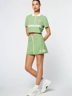 Clearance Miss Supermac Polo- Jade Green Tops And Sports Bras