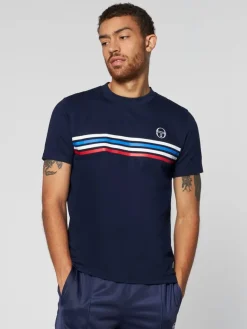 Outlet New Melfi Short Sleeve T-Shirt Archivio- Maritime Blue T-Shirts