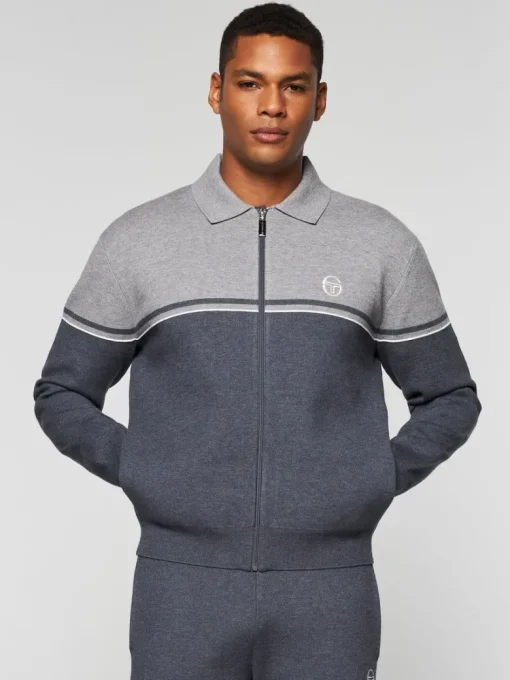 Fashion Nostra Track Jacket- Dark Grey/ Melange Jackets