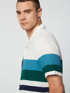 Best Pennellata Cabana Shirt- Gardenia/ Multi View All