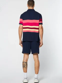 Outlet Pennellata Cabana Shirt- Maritime Blue/ Multi View All