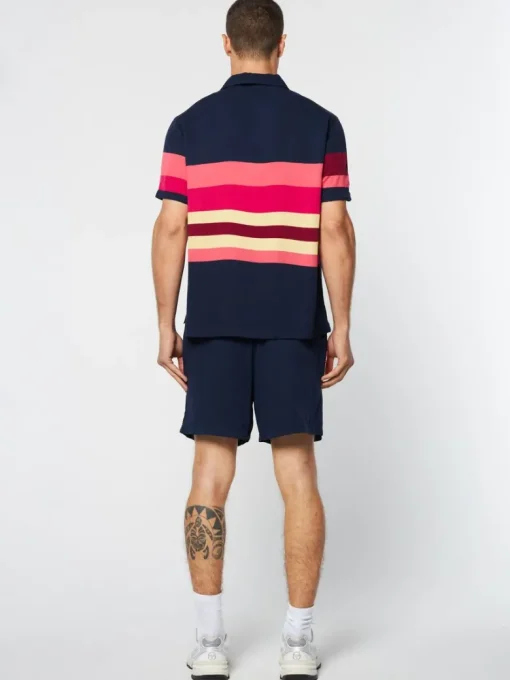 Outlet Pennellata Cabana Shirt- Maritime Blue/ Multi View All