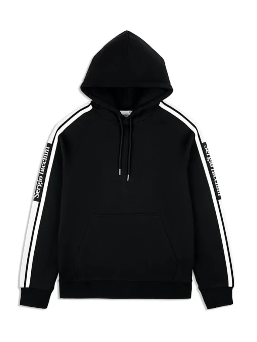 Discount Pereto Tape Hoodie- Black Beauty Sweatshirts And Hoodies