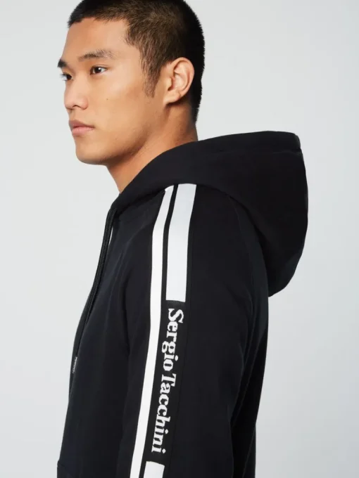 Discount Pereto Tape Hoodie- Black Beauty Sweatshirts And Hoodies