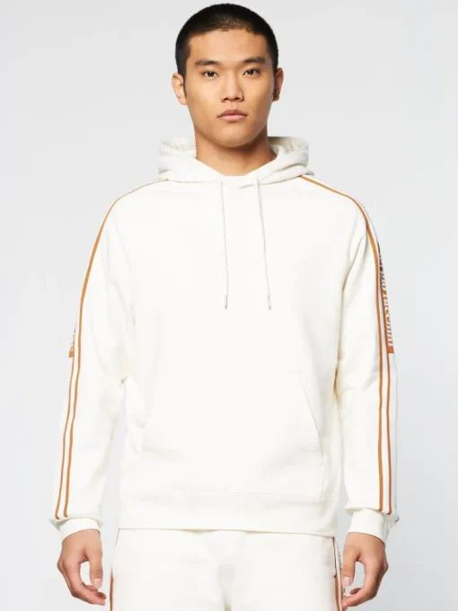 Online Pereto Tape Hoodie- Gardenia Matching Separates