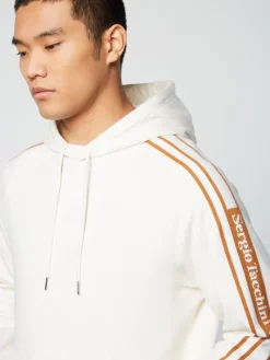 Online Pereto Tape Hoodie- Gardenia Matching Separates