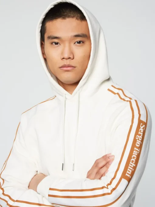 Online Pereto Tape Hoodie- Gardenia Matching Separates