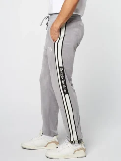 Online Pereto Velour Track Pant- Sleet Velour