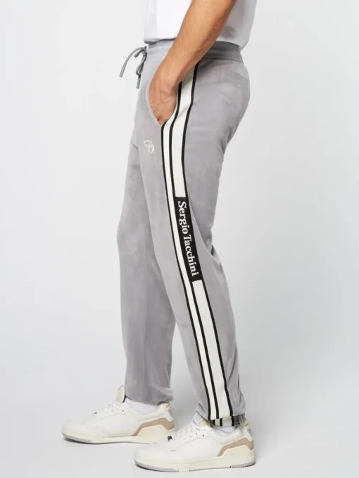 Online Pereto Velour Track Pant- Sleet Velour