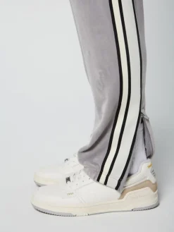 Online Pereto Velour Track Pant- Sleet Velour
