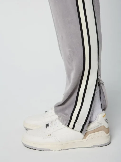 Online Pereto Velour Track Pant- Sleet Velour