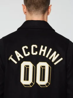 Best Prep Wool Varsity Jacket- Black Jackets