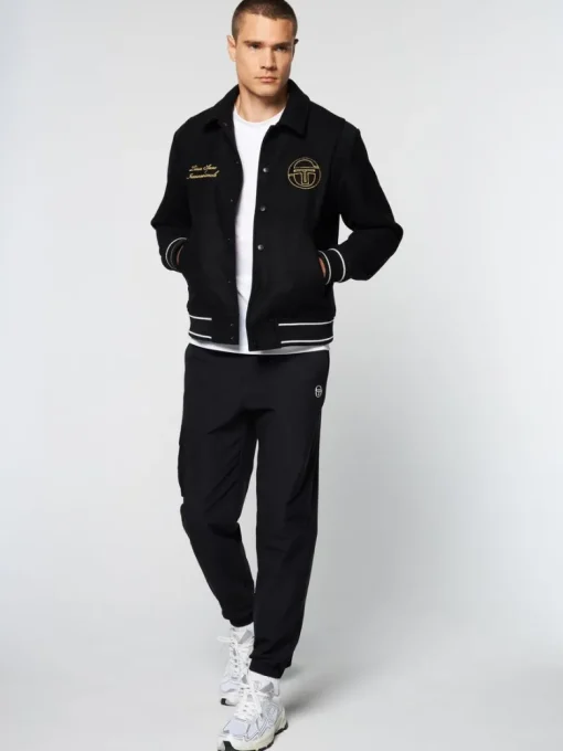 Discount Prep Wool Varsity Jacket- Black View All