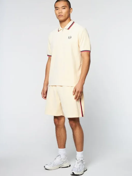 Fashion Primo Velour Polo- Pearl Ivory Velour