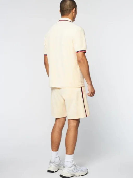 Fashion Primo Velour Polo- Pearl Ivory Velour