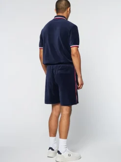 Discount Primo Velour Short- Maritime Blue Shorts And Swim