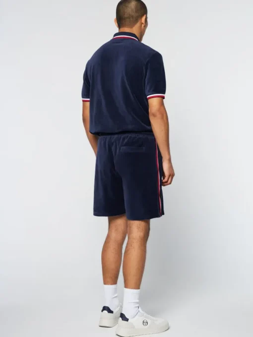Hot Primo Velour Short- Maritime Blue Velour