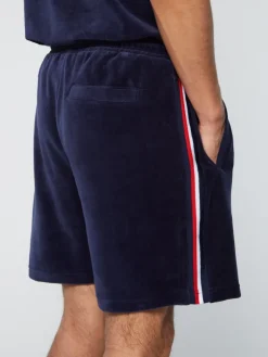 Hot Primo Velour Short- Maritime Blue Velour
