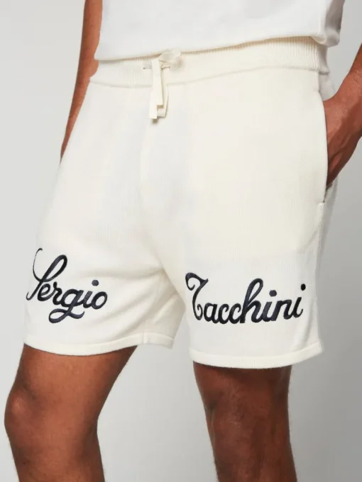 Sale Ricamo Knit Short- Gardenia Shorts And Swim