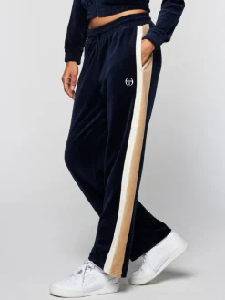 Best Rosa Velour Track Pant- Maritime Blue View All