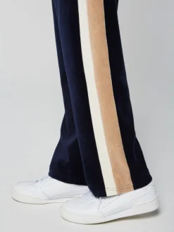 Best Rosa Velour Track Pant- Maritime Blue View All