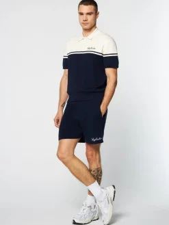 New Roselli Knit Polo- Gardenia Polos