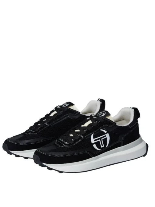 Clearance 70'S Racer Sneaker- Raven/ Antique White/ December Sky For The Court