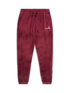 Fashion Scopeto Velour Pant-Black Beauty/ Mauve Wine Velour