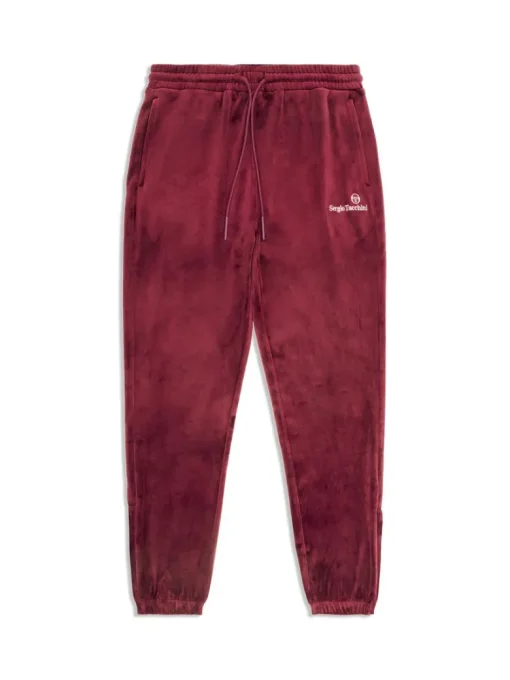 Fashion Scopeto Velour Pant-Black Beauty/ Mauve Wine Velour