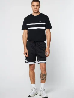 Online Spazio Banda Mesh Short- Black Beauty Matching Separates