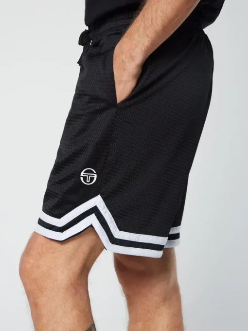 Online Spazio Banda Mesh Short- Black Beauty Matching Separates
