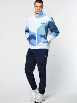 Fashion Spiaggia Track Jacket- Maritime Blue/ Multi Jackets