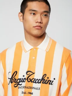 Outlet Sponda Polo- Gardenia/ Tangerine Polos