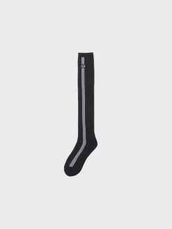 Best Striped Knee High Socks- Black Socks