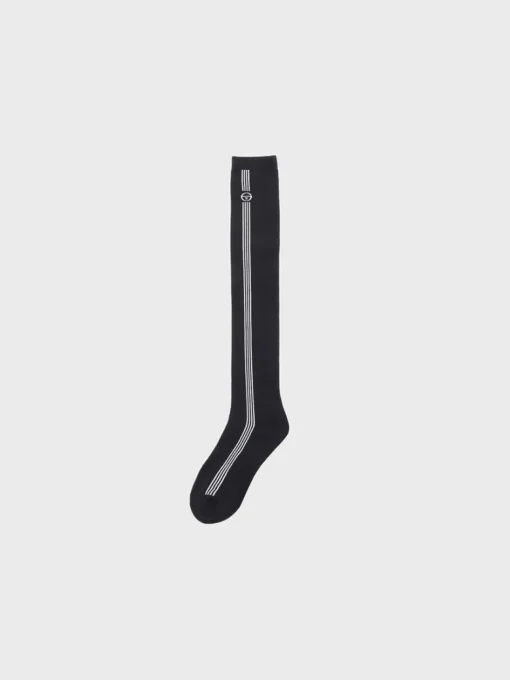Best Striped Knee High Socks- Black Socks