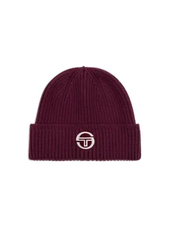 Clearance Tacchini Beanie-Grape Wine Headwear