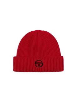Hot Tacchini Beanie-Tango Red Headwear