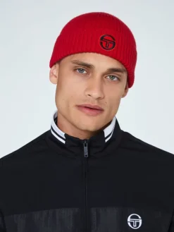 Hot Tacchini Beanie-Tango Red Headwear