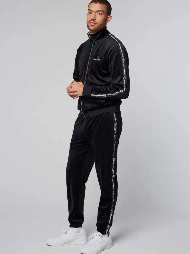 New Tipo Velour Track Jacket- Black Velour