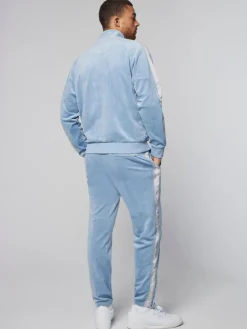 Outlet Tipo Velour Track Jacket- Mountain Spring Velour