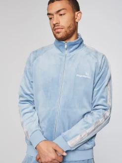 Outlet Tipo Velour Track Jacket- Mountain Spring Velour