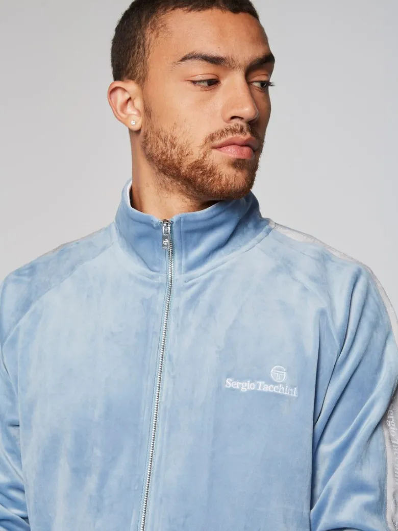 Outlet Tipo Velour Track Jacket- Mountain Spring Velour