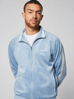 Outlet Tipo Velour Track Jacket- Mountain Spring Velour