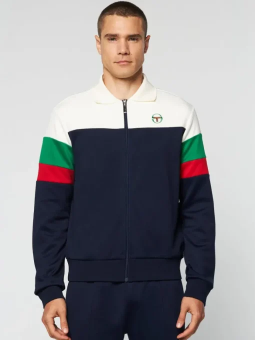 Hot Tomme Track Top- Maritime Blue Jackets