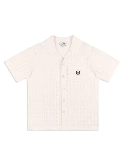 Sale Ulivo Crochet Shirt- Brilliant White Matching Separates