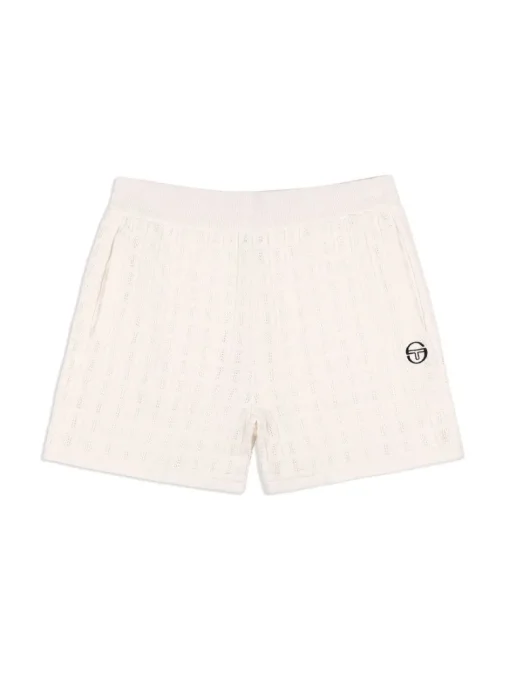 Sale Ulivo Crochet Short- Brilliant White Knitwear