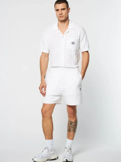 Sale Ulivo Crochet Short- Brilliant White Knitwear