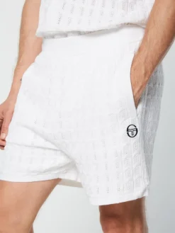 Sale Ulivo Crochet Short- Brilliant White Knitwear