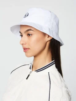 Best Vacanza Bucket Hat- Brilliant White For The Court